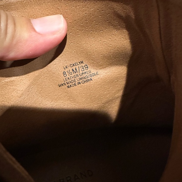 Lucky Brand Black Leather Booties size 8.5 - Picture 4 of 6